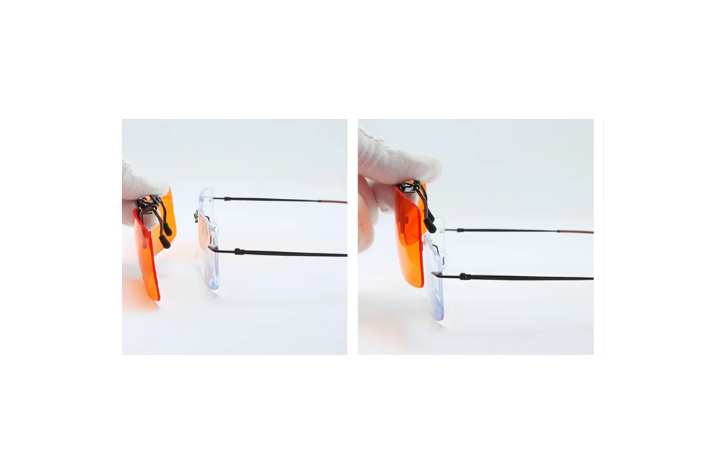 Clip On Blue Light Blocking Glasses - Image 3