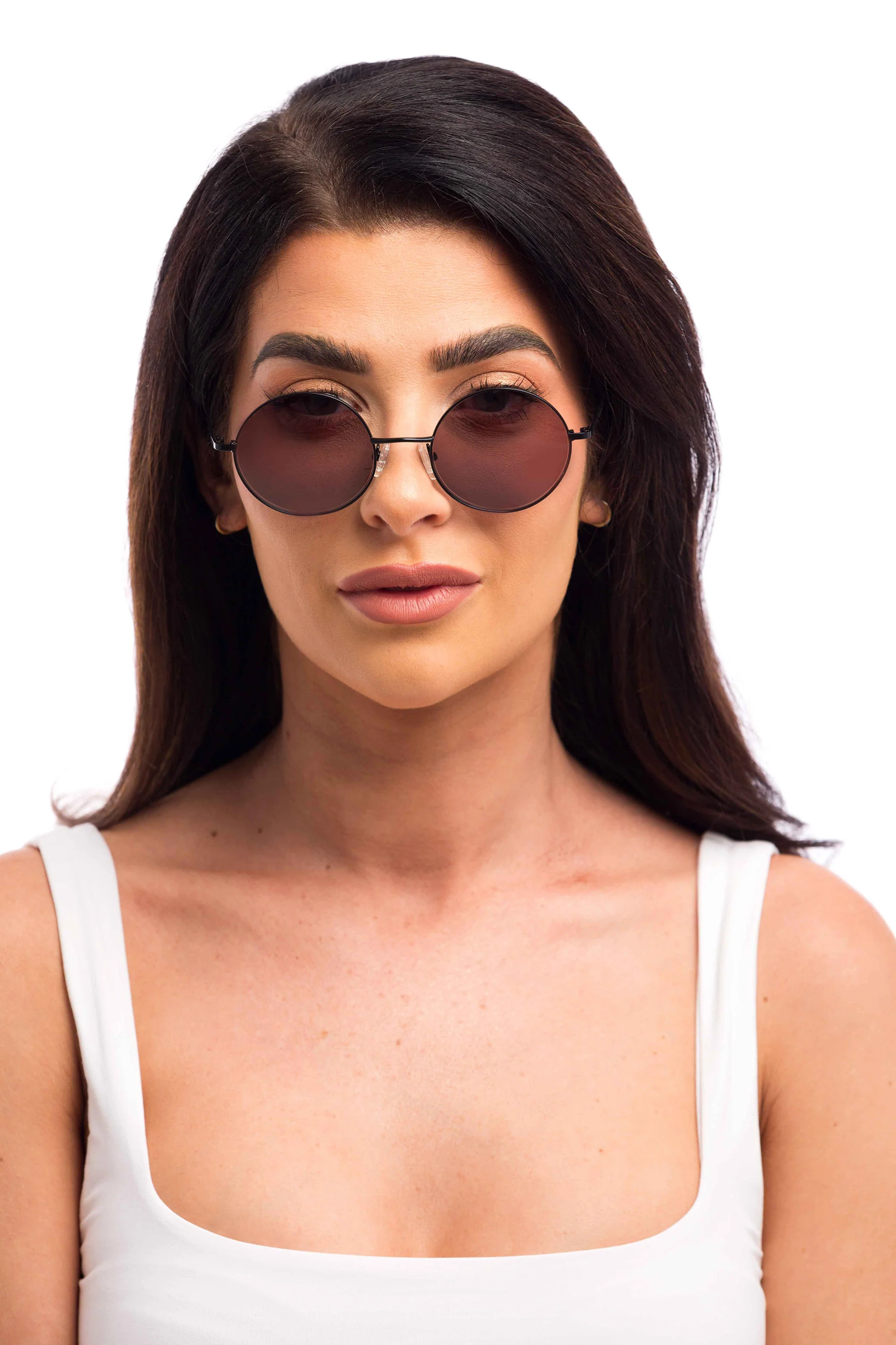 Lennon Sunglasses (Brown) - Image 3
