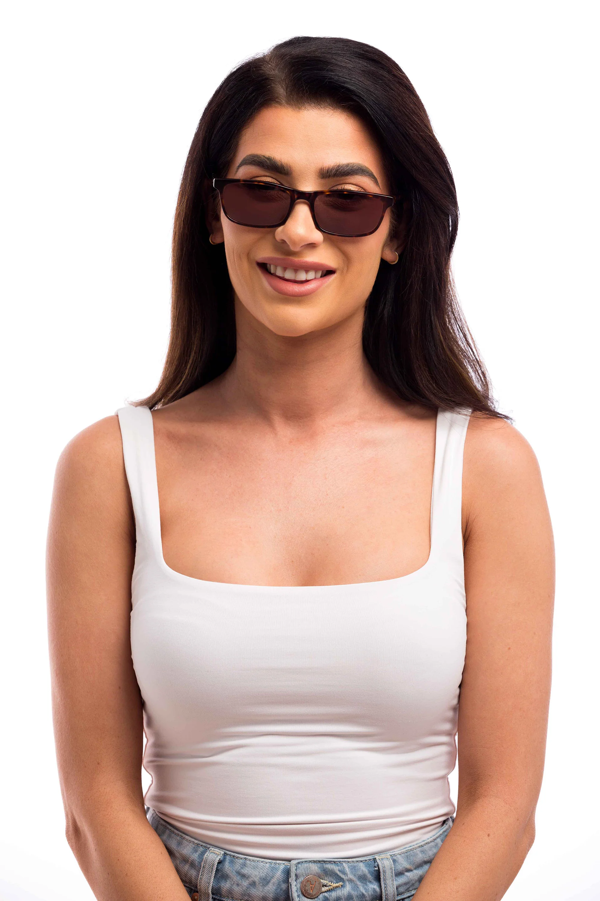 Tortoise Shell Sunglasses (Brown) - Image 3